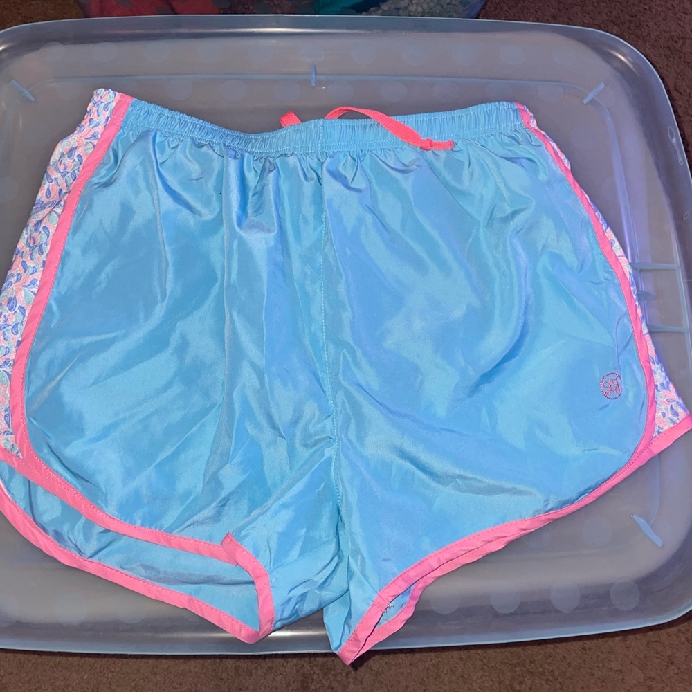 Lauren James athletic shorts w/ pattern